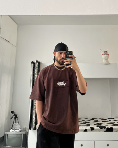 تیشرت سنگشور Louis Vuitton قهوه ای 1664