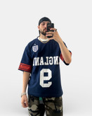 تیشرت باکسی کیت انگلیس سرمه ای ۱۷۱۵