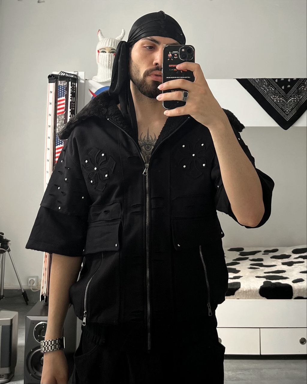 سویشرت کروم هارتز خزدار ۱۸۲۹